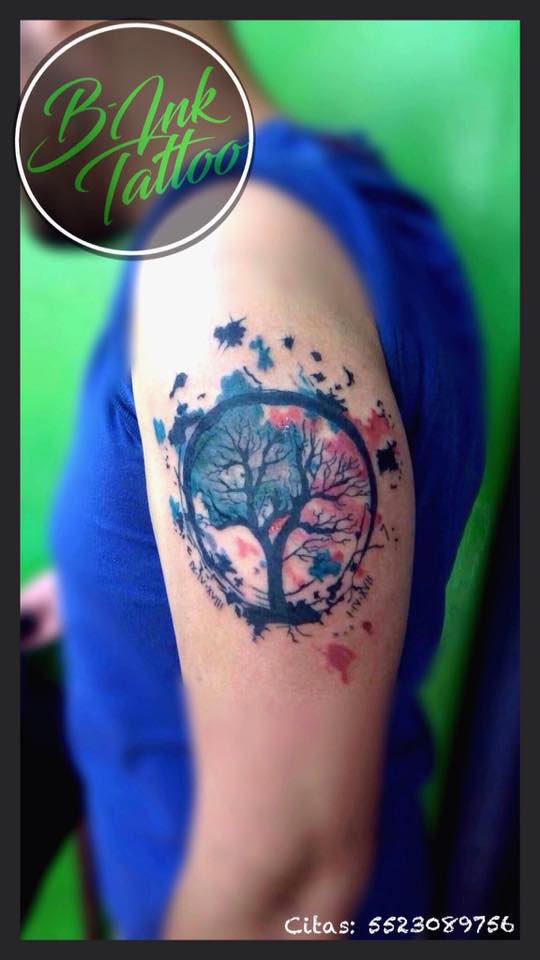 Tree tatuaje realizado por B-Ink Tattoo