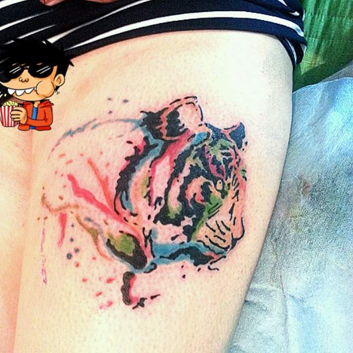 Tigre  tatuaje realizado por TattoDanny