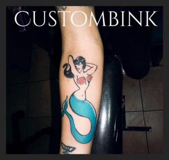 Mermaid tatuaje realizado por B-Ink Tattoo