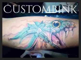 Quetzalcóatl tatuaje realizado por B-Ink Tattoo