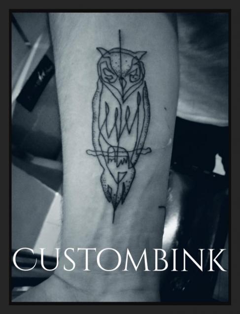 Owl tatuaje realizado por B-Ink Tattoo