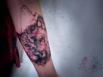 Sketch tattoo tatuaje realizado por Alejandra Hernández