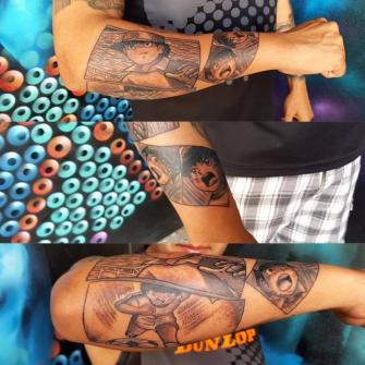 super campeones  tatuaje realizado por The inkperfect tattoo shop 