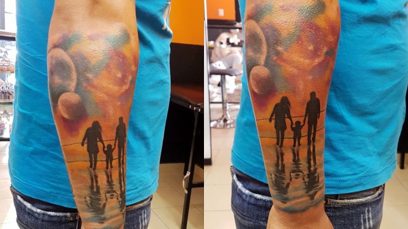 ▷ Tatuaje realizado en el estudio The inkperfect tattoo shop , Paisaje brazo  | Tatuajes y más