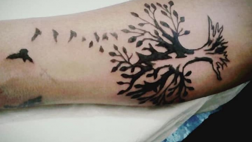 Tatuaje del artista Mexicano Candy Rdz, aves | Tatuajes y más