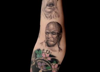 Eric Harland tatuaje realizado por Mario TORRES