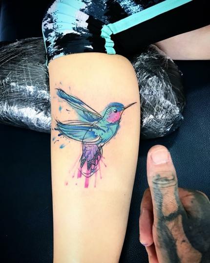 Tatuaje en chamorro  tatuaje realizado por Ali Tattoo