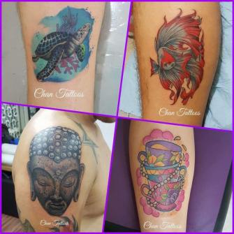 Varios  tatuaje realizado por El CHAN Tattoos