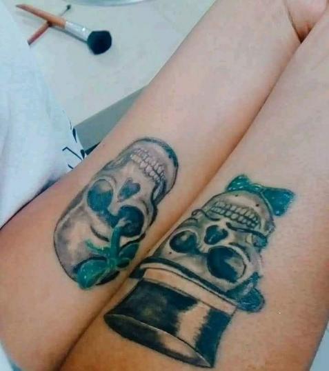 Catrines tatuaje realizado por kreador one