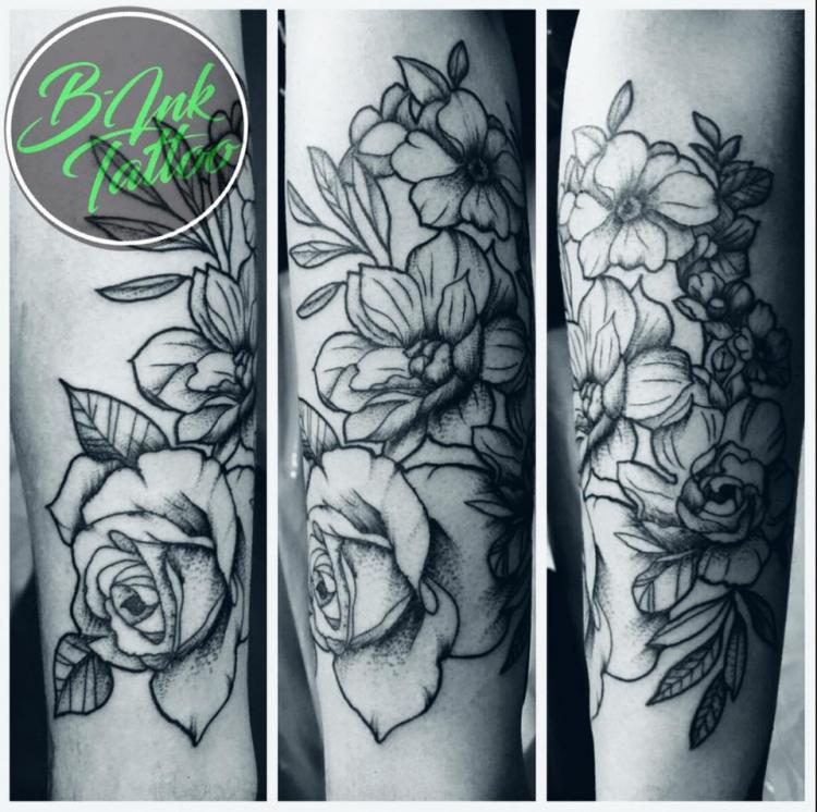 -Chain of Roses- tatuaje realizado por B-Ink Tattoo
