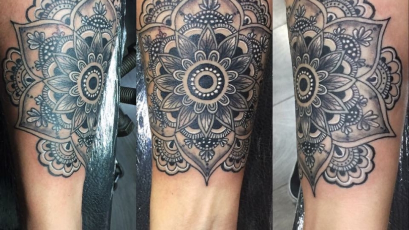 Tatuaje del artista Mexicano Rene pacheco, mandala | Tatuajes y más