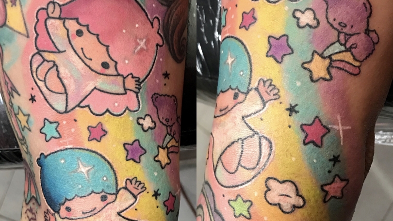 Tatuaje del artista Mexicano Wendy Martínez, Little Twin Stars ...