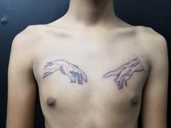 La creación  tatuaje realizado por SOHO CUSTOM TATTOO