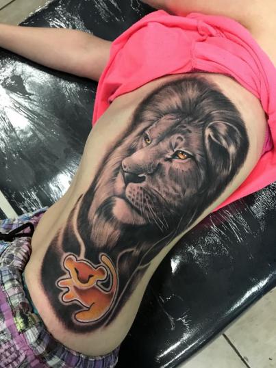 DANI LATYMOR  tatuaje realizado por Dani Latymor