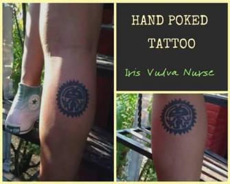 Simbolo tatuaje realizado por Iris Vulva Nurse