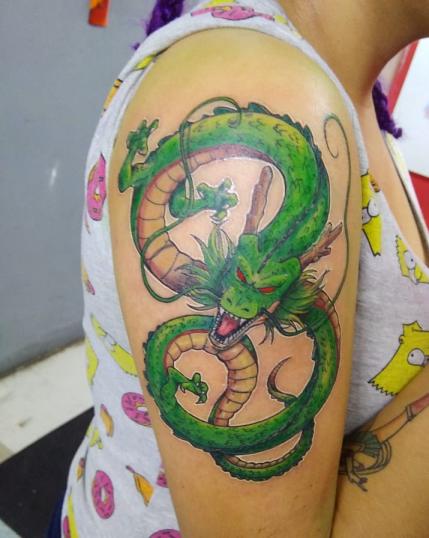 Dragon ball tatuaje realizado por Ironik tattoo