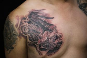 ÁGUILA Y SERPIENTE tatuaje realizado por Old Gangsters Tattoo Shop