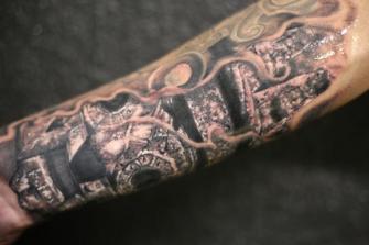 TLALOC tatuaje realizado por Old Gangsters Tattoo Shop