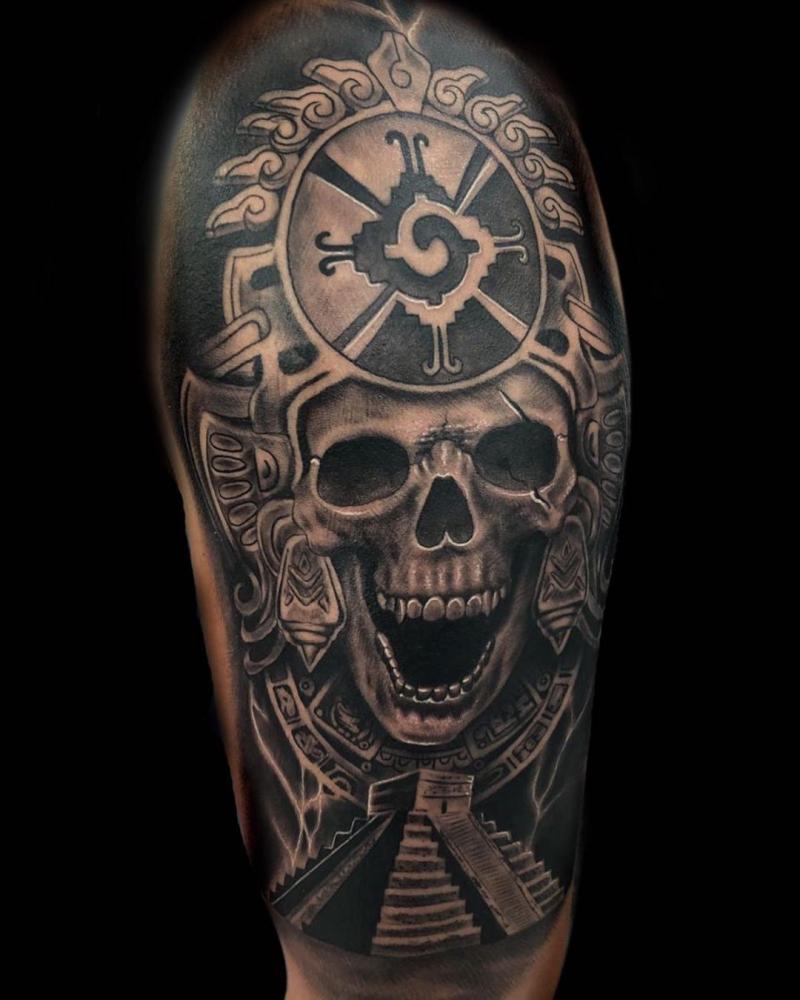 Han notado pero me late hacer cráneos? ???? tatuaje realizado por Angel Ruiz (Hard Core)