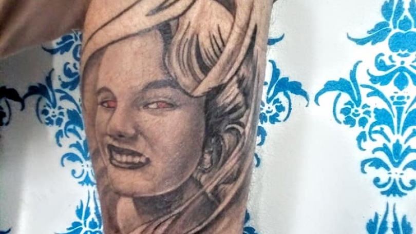 Tatuaje del artista Mexicano Rak Martinez, Rostro | Tatuajes y más
