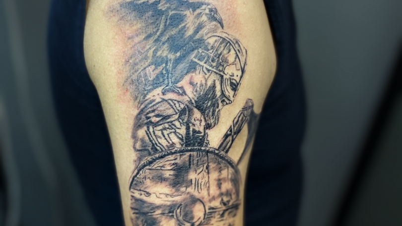 Tatuaje del artista Mexicano Omar Mendoza , Vikingo | Tatuajes y más