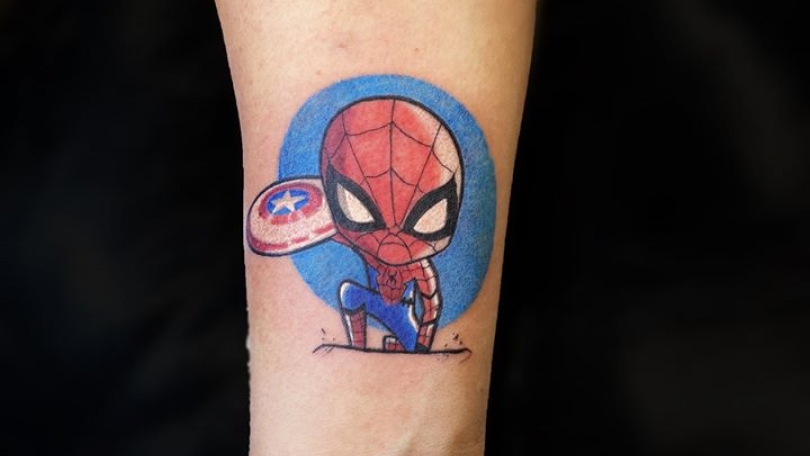▷ Tatuaje del artista Mexicano Omar Mendoza , Spider man | Tatuajes y más