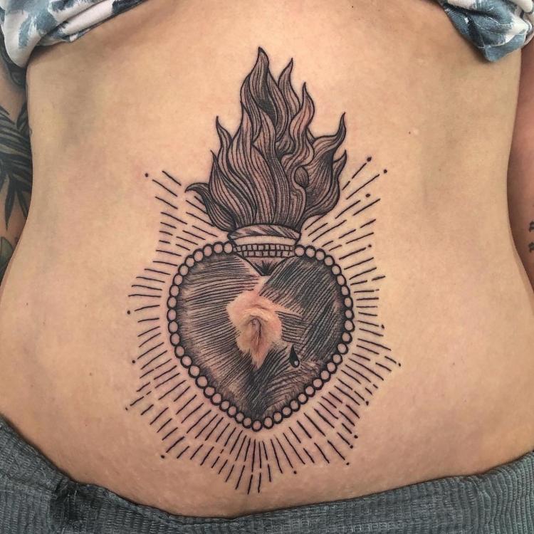 sacred heart tattoo images  Google Search  Sacred heart tattoos Heart tattoo  designs Heart tattoo