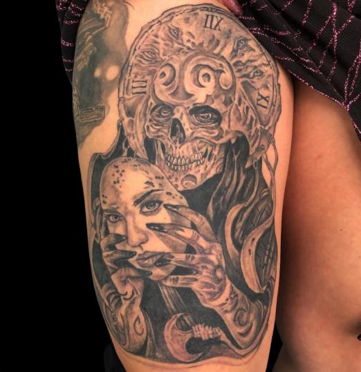 Tatuaje cicatrizado  tatuaje realizado por Rene pacheco