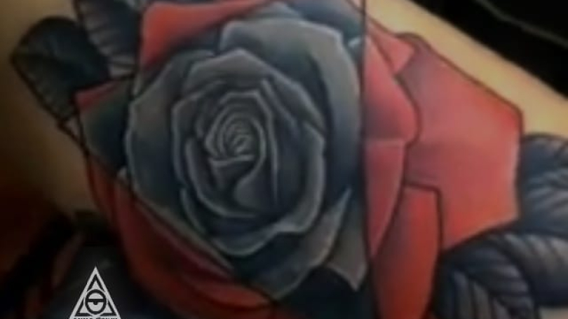 Tatuaje del artista Mexicano Chilatown Custom Desing, Rosa | Tatuajes y más