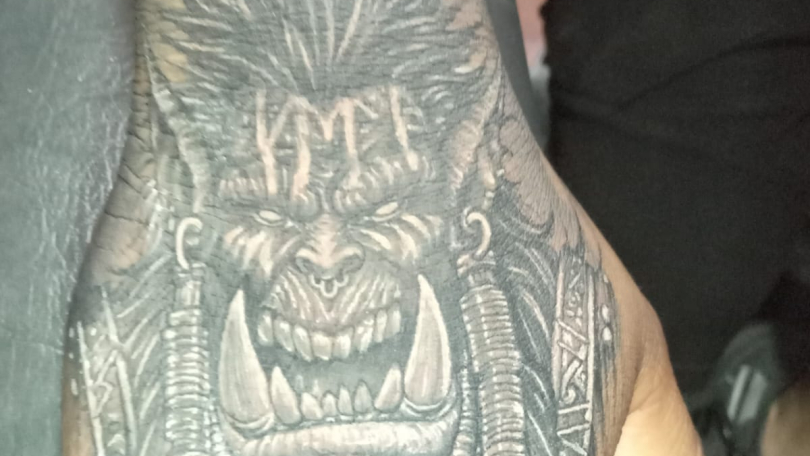 Tatuaje del artista Mexicano Chilatown Custom Desing, Orco | Tatuajes y más