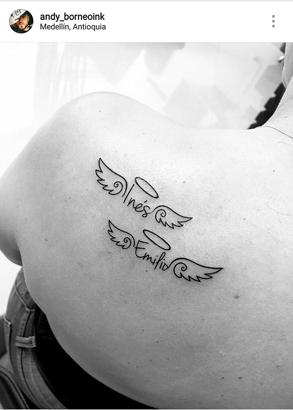 Tatuajes En Honor A Bebes Que Estan En El Cielo Tatuajes Y Mas